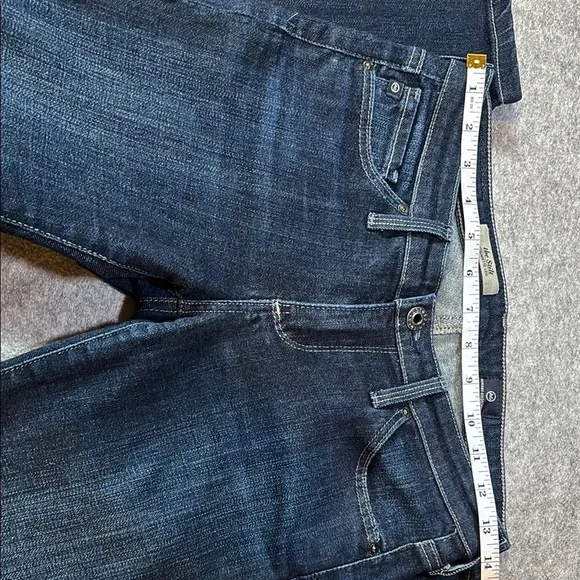 π₯ AG JEANS β THE STILT CIGARETTE LEG β SIZE 25R β RICH DARK WASH π₯ - Picture 12 of 14